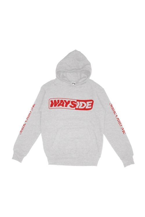 Wayside Logo Hood (Grey Marle) by Wayside