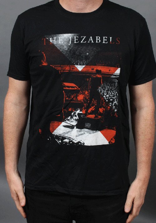 Tour 2012 w/dates Black Tshirt by The Jezabels