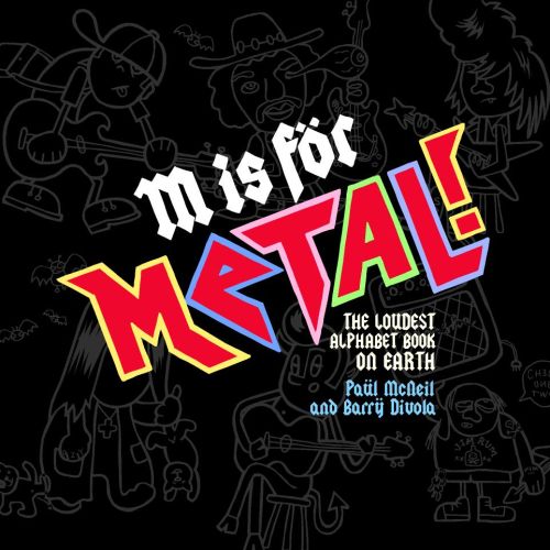 M is For Metal Kids Book by ROCKIN ALPHABETS SERIES