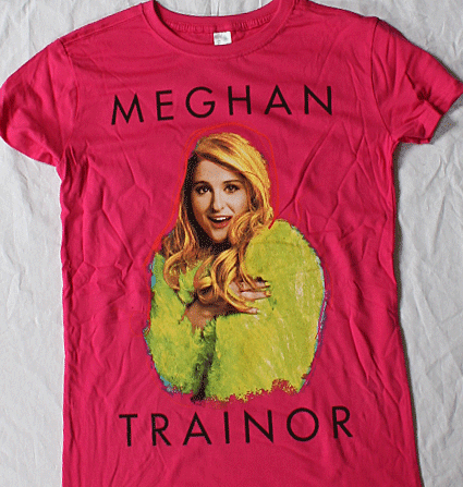 Title Pose Girls Pink Tshirt by Meghan Trainor 