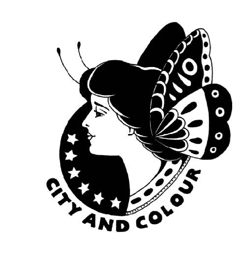 Moth White Tshirt by City And Colour