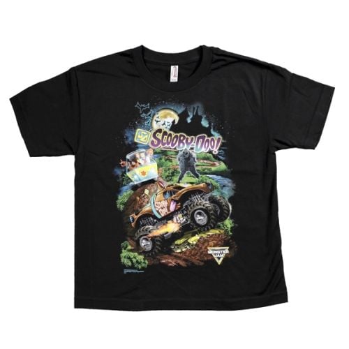 Scooby-Doo Youth Tee Black by Monster Jam