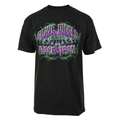 Grave Digger Outline Tee by Monster Jam