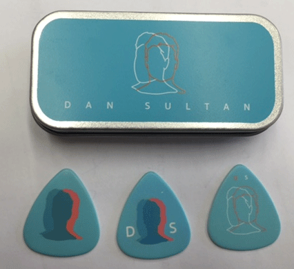Guitar Pick Tin (Set of 3)  by Dan Sultan
