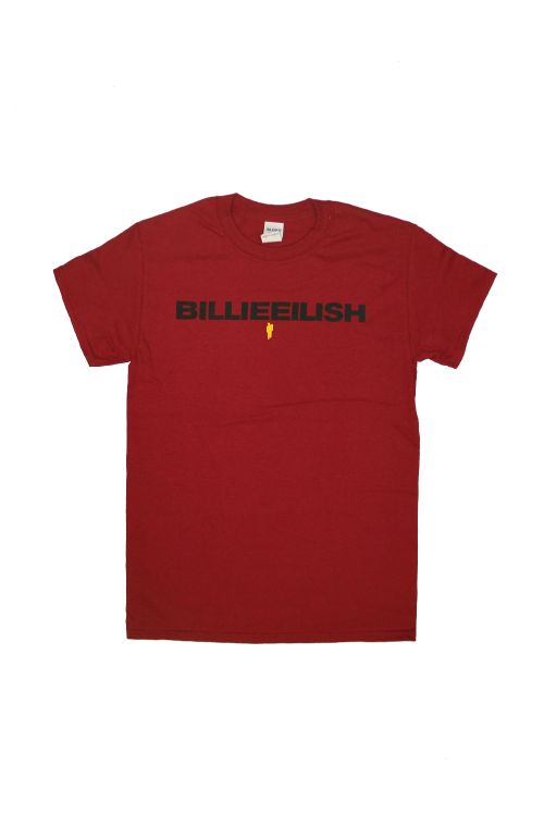 Don't Smile Red Tshirt by Billie Eilish