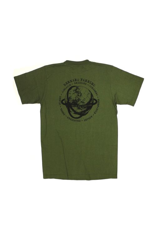 Globe Green Tshirt by Bernard Fanning