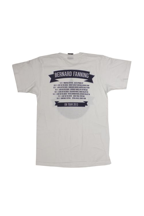 A Day On The Green White Mens Tshirt by Bernard Fanning
