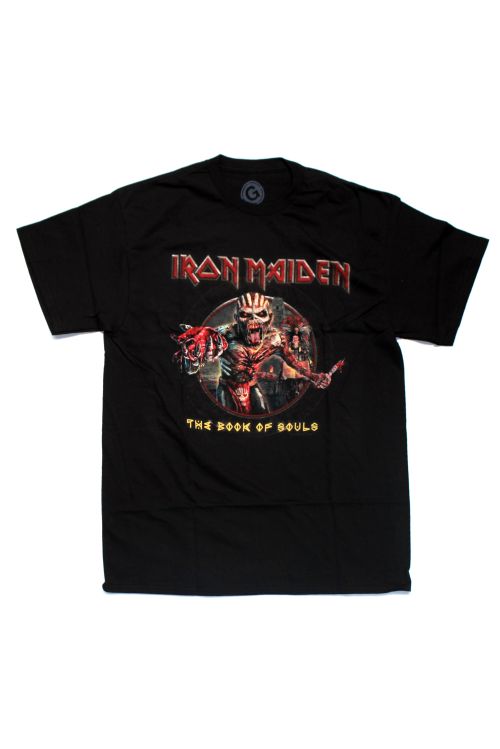 Book Of Souls Eddie Black Tshirt by Iron Maiden