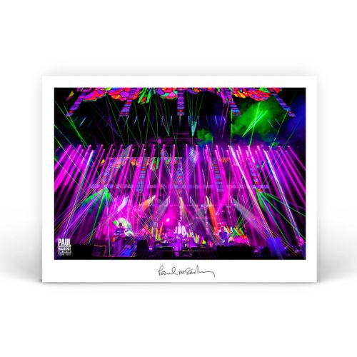 Bright Lights Lithograph One On One World Tour 2017 by Paul McCartney