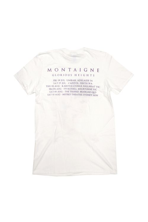 Photo White Tshirt w tour dates by Montaigne