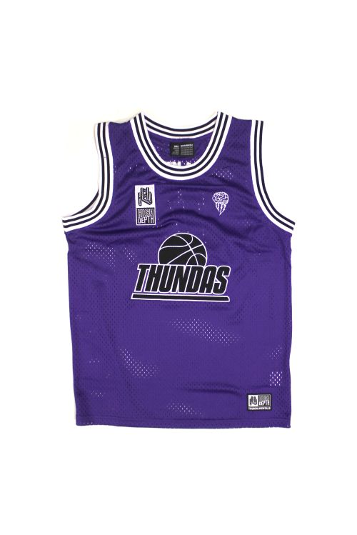Purple Basketball Jersey by Thundamentals