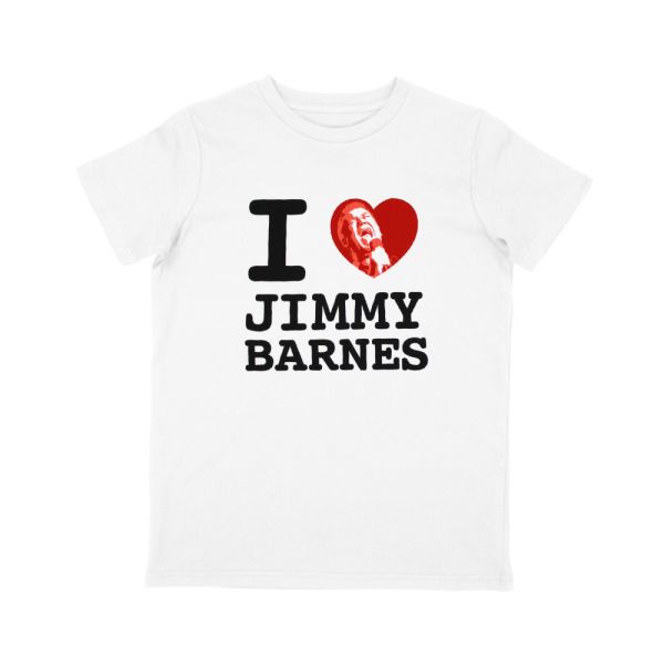 &#039;I Love Jimmy Barnes&#039; Kids T-shirt