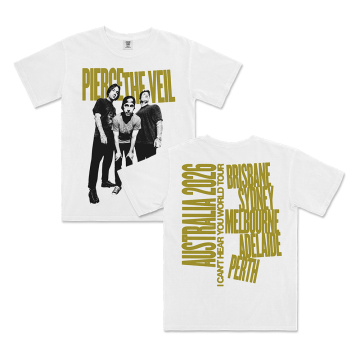 Band Photo White Tour Tshirt