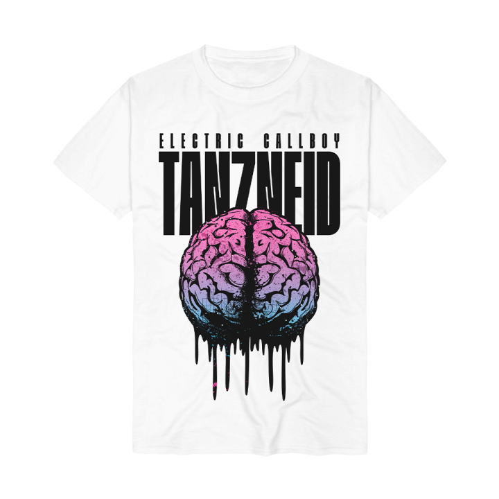 Melting Brain White Tshirt