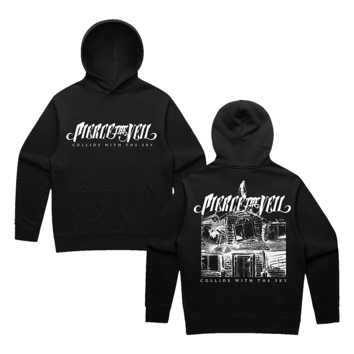 Collide With The Sky Black Pullover Hoodie