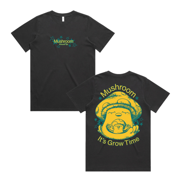 It's Grow Time Black Ladies Tshirt
