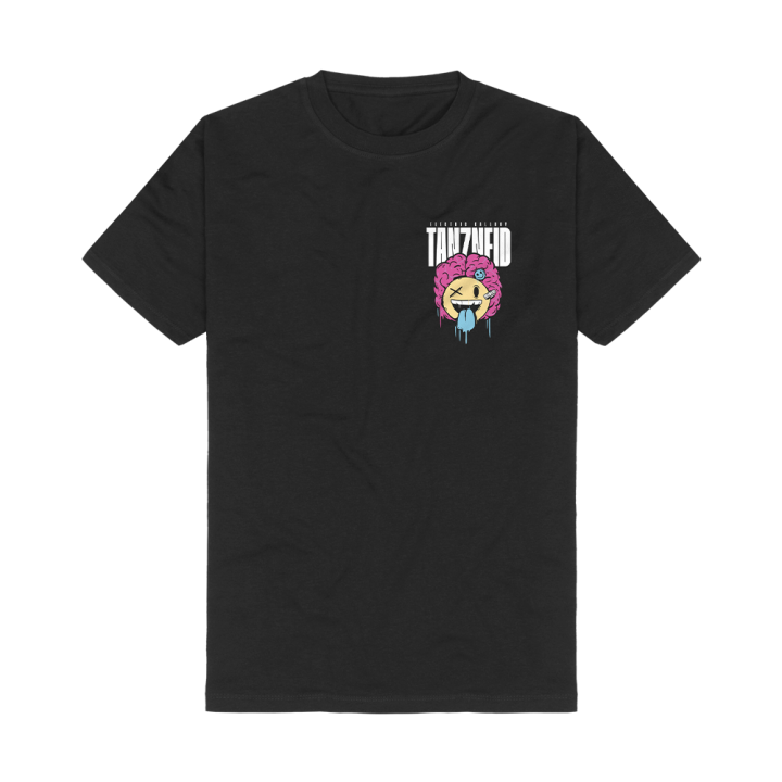 Smile Brain Black Tshirt