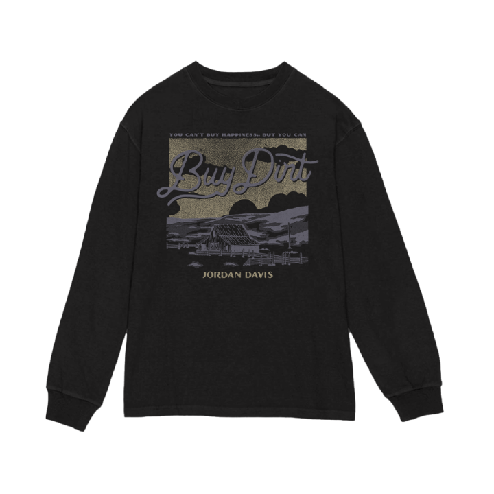 “Buy Dirt” Black Long Sleeve Shirt