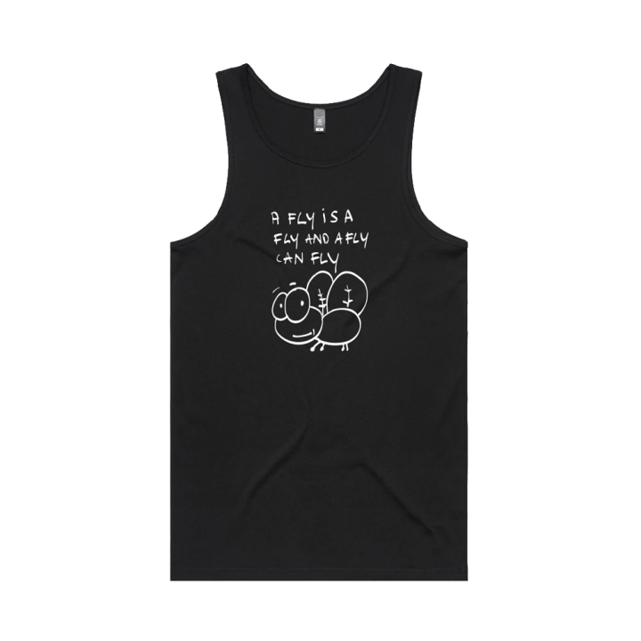 A Fly Is A Fly Black Singlet