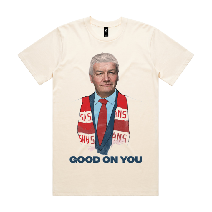 MALCOLM/Good On You Ecru Tshirt