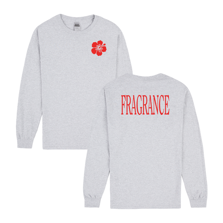FLOWER GREY LONGSLEEVE TEE