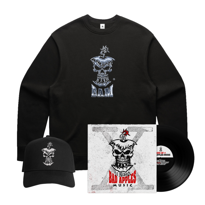 BAD APPLES MUSIC - BAM 10th Anniversary Vinyl + Chrome Bundle