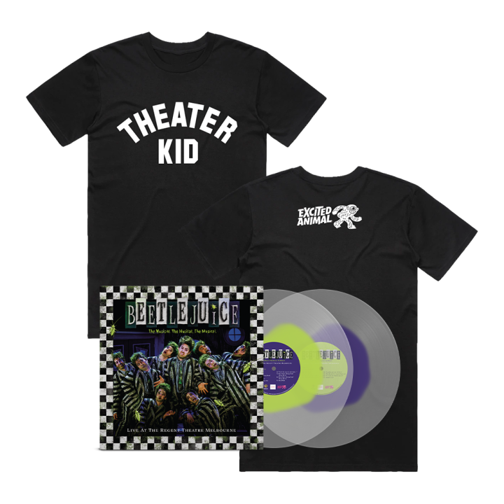 Beetlejuice The Musical Live At The Regent Theatre (Melbourne) Vinyl 2LP + Theater Kid Tshirt (USA)