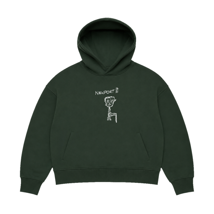 Drawing Forest Green Hoody