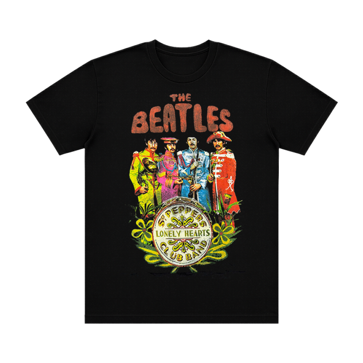 SGT PEPPER BLACK TSHIRT