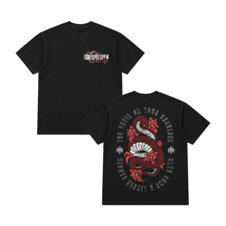 Snake Logo Black Tshirt