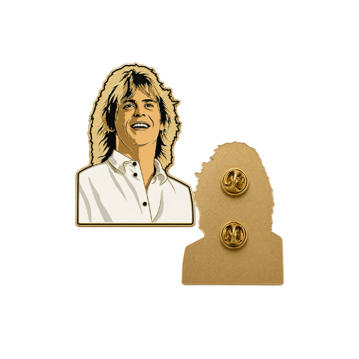 John Farnham Portrait Enamel Pin