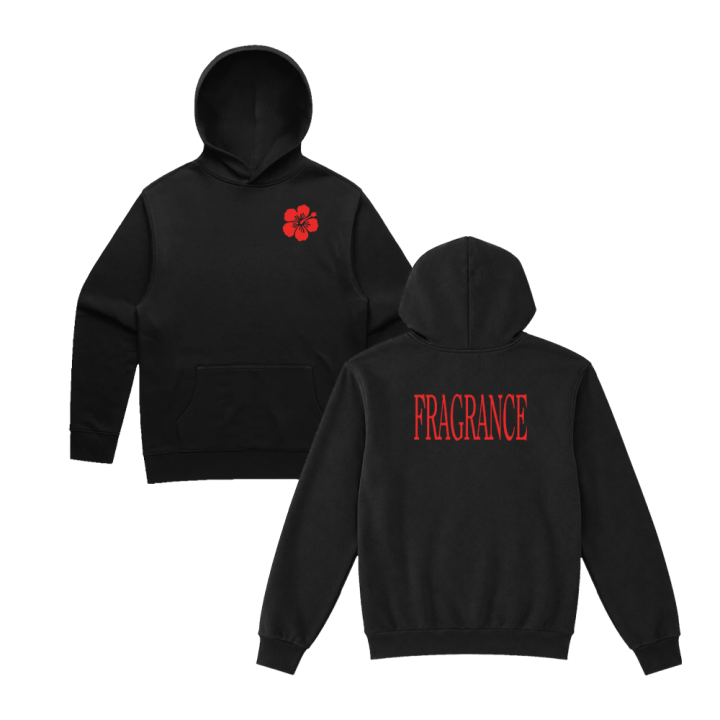 FLOWER BLACK HOOD