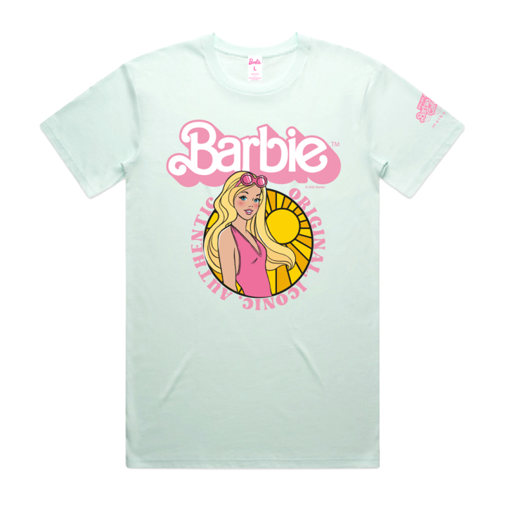 Adults Sunshine Barbie Seafoam Tshirt
