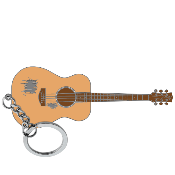 Metal Keyring – Guitar