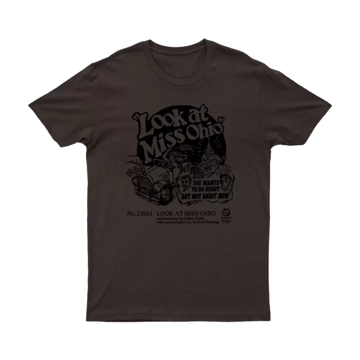 Miss Ohio Dark Brown Tee