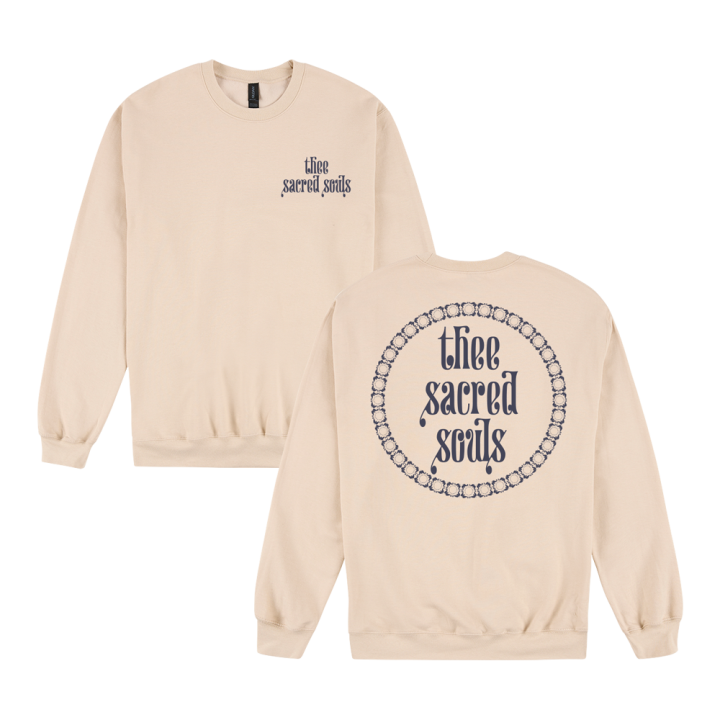 CIRCLE LOGO SAND SWEATSHIRT