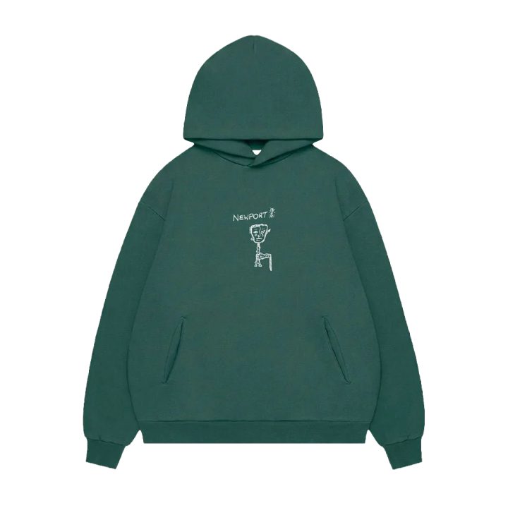Drawing Forest Green Hoody