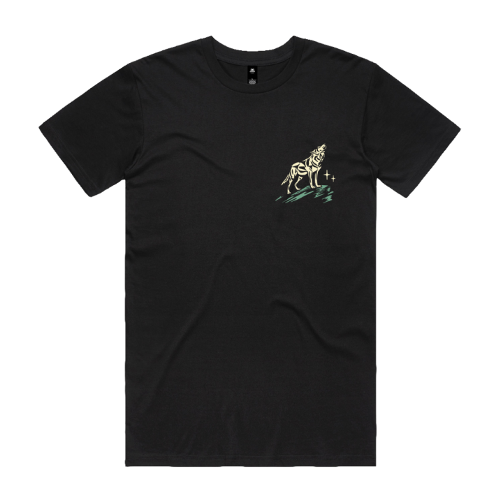 Wolf Black Tshirt