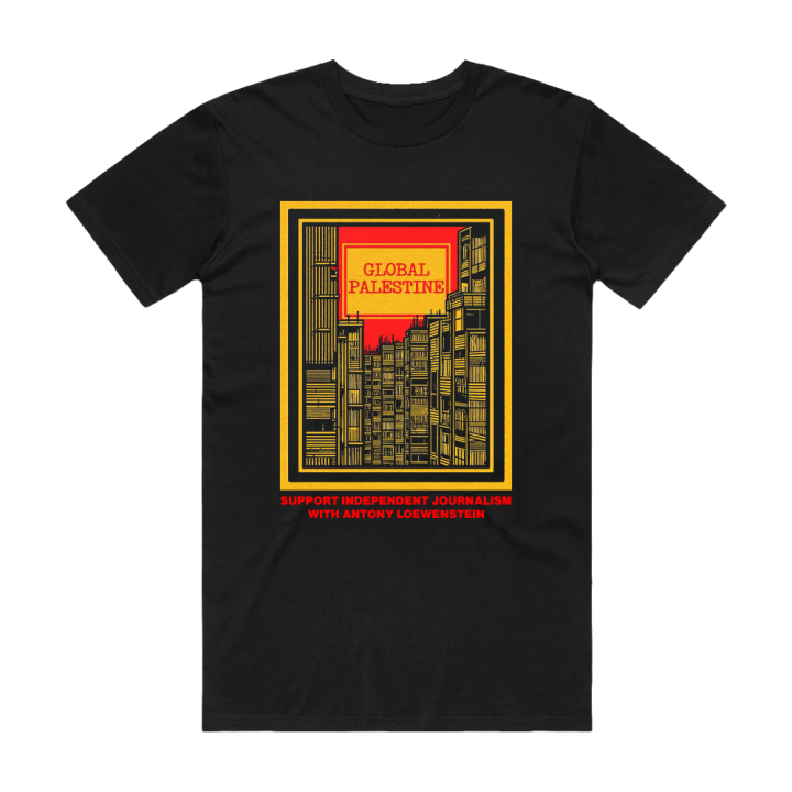 Global Palestine Black Tshirt