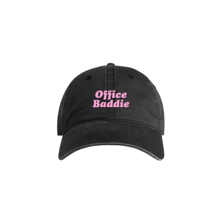 Office Baddie Black Cap