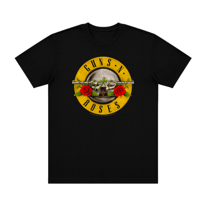 Classic Bullet Logo Black Tshirt