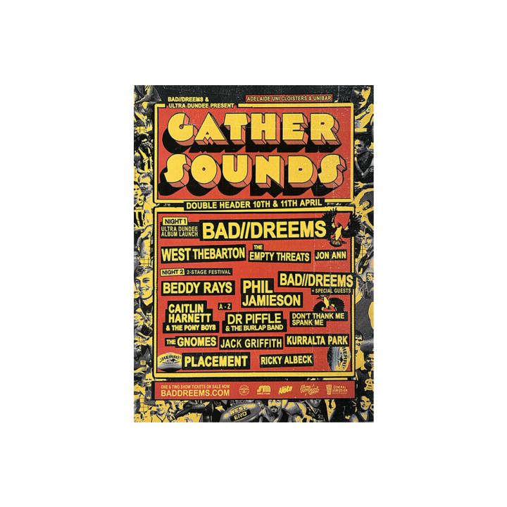 Poster – Gather Sounds (A3)
