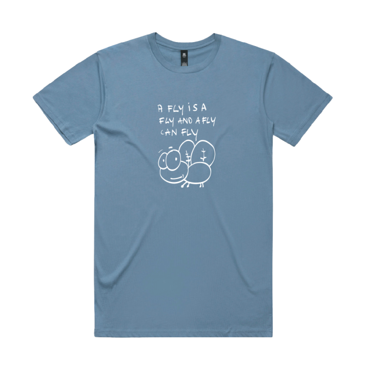 A Fly Is A Fly Blue Tshirt