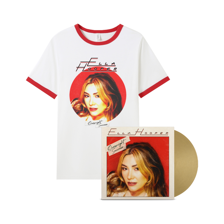 Overnight Success - Gold Vinyl LP + Tshirt
