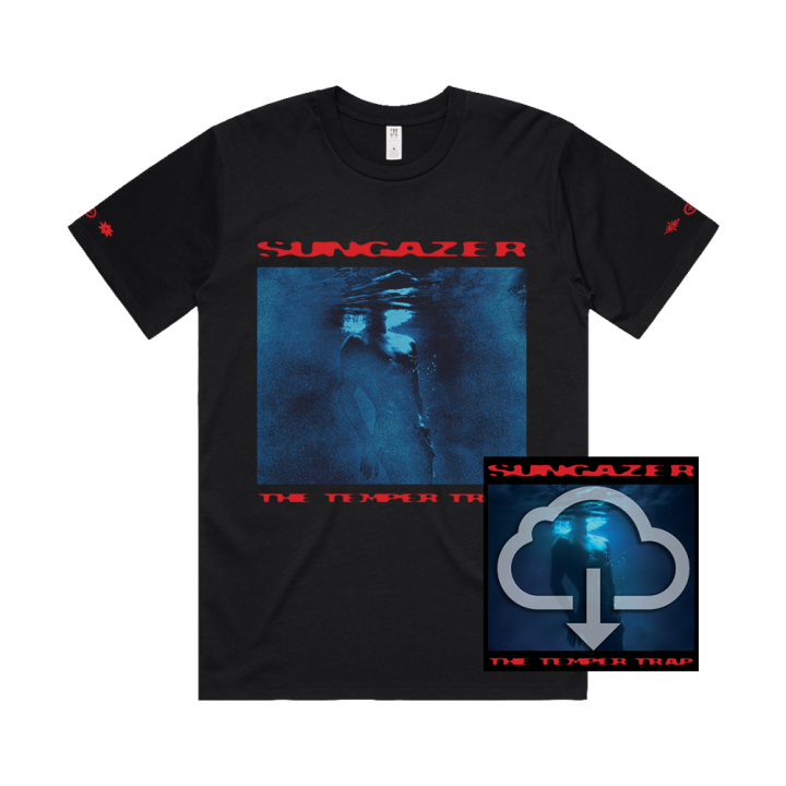 Sungazer Black Album Tshirt + Digital Download