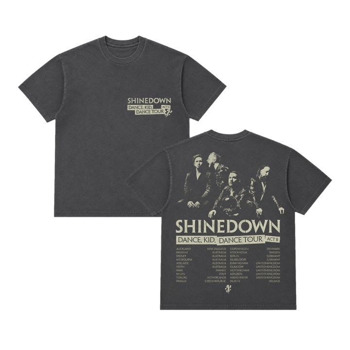 PHOTO TOUR CHARCOAL TSHIRT