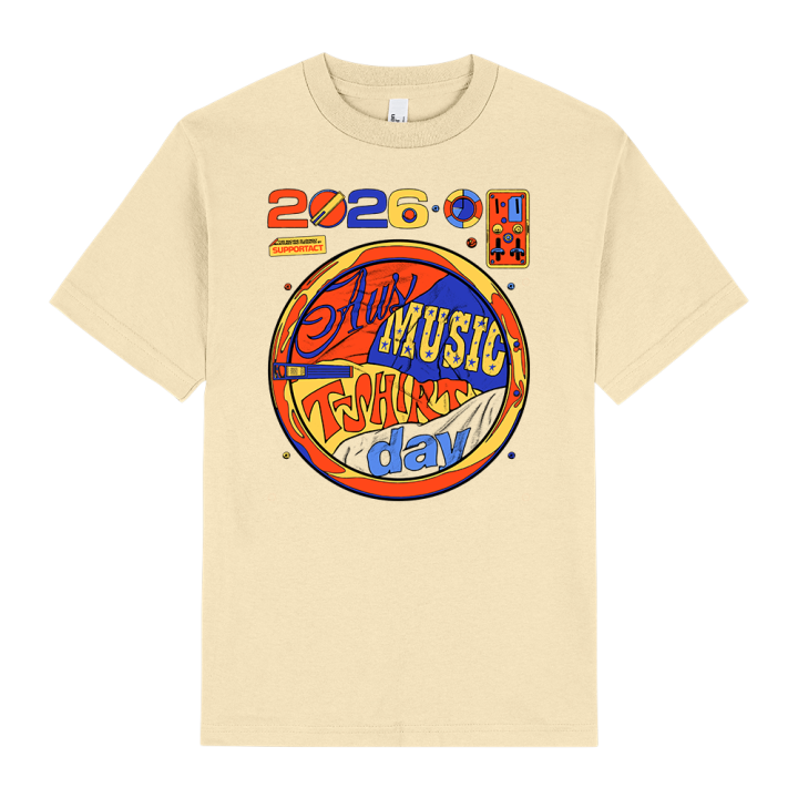 AusMusic T-Shirt Day × Sebi White (COLOUR)