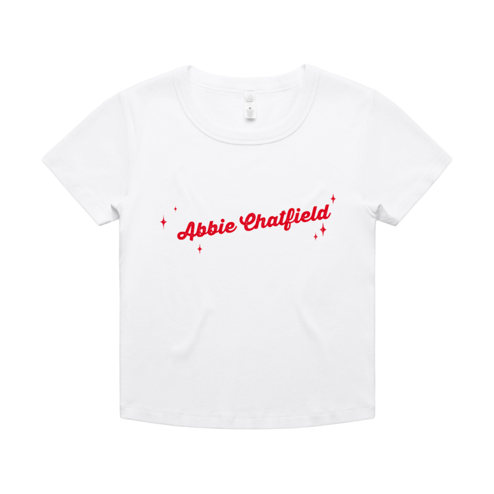 SPARKLE LOGO WHITE BABY TSHIRT