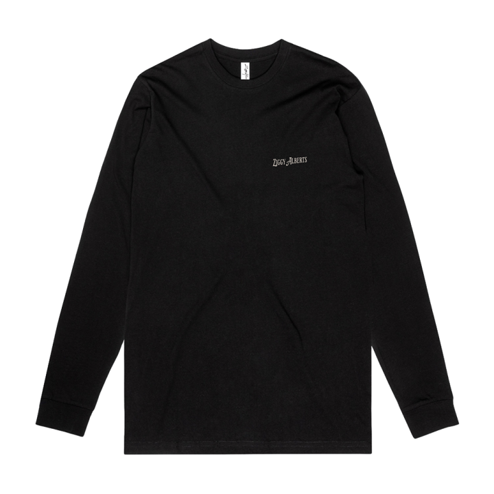 Adventurers Long Sleeve Black Tee