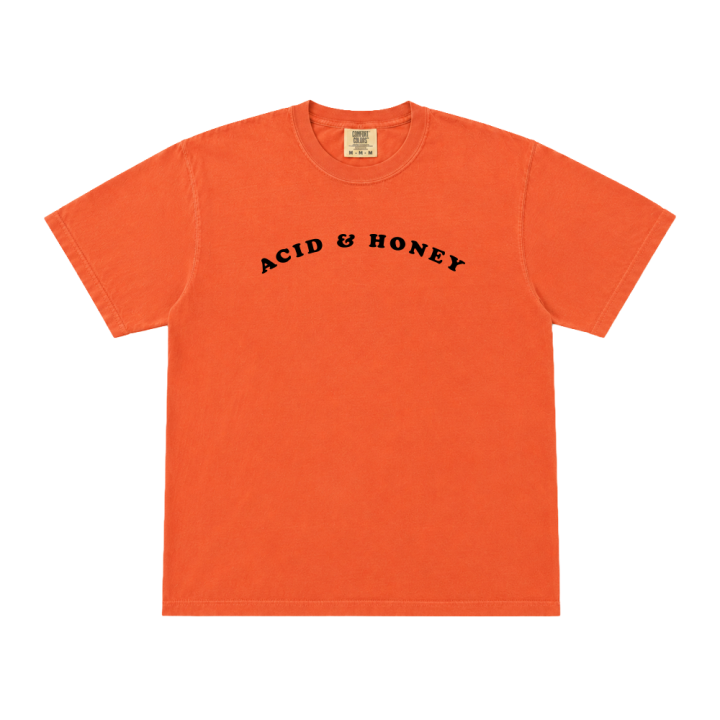 Acid &amp; Honey Flock Font Tshirt